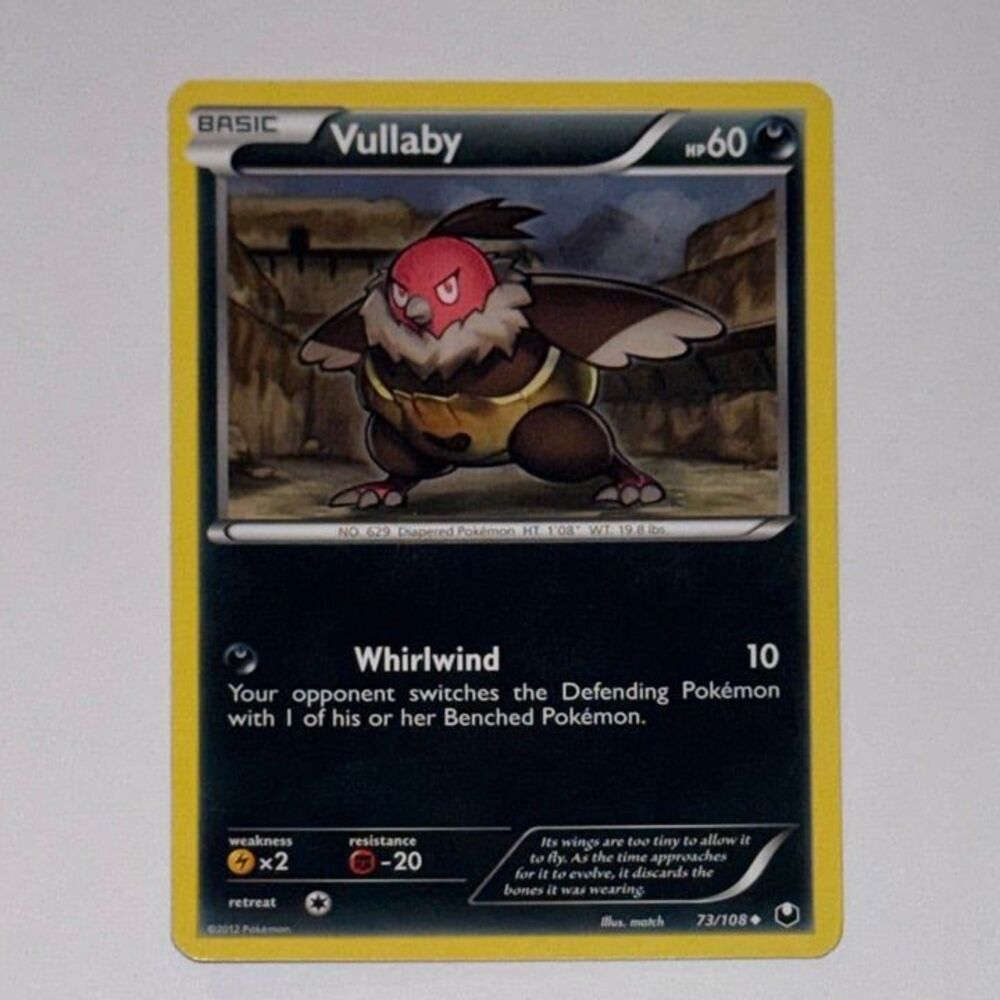 POKEMON CARD: Vullaby #73/108 (Pokemon Dark Explorers)